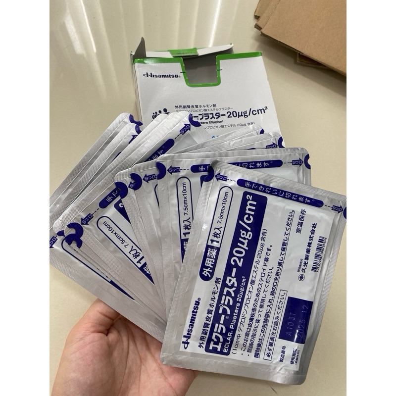 COMBO miếng dán ép sẹo lồi ECLAR PLASTER (HISAMITSU) và DRENISION Nhật Bản