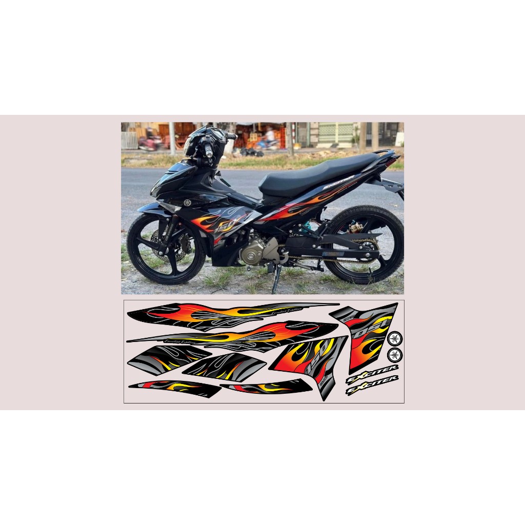 TEM CHẾ LỬA EXCITER 150 KIỂNG ĐẸP