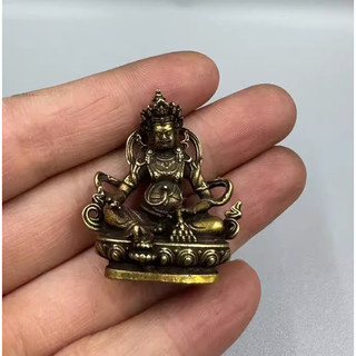Tôn tượng Hoàng Thần Tài mini - Pháp khí Mật Tông - Phật giáo Tây Tạng
