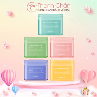  Toner Pad Mediheal Làm Dịu Cấp Ẩm  Hộp 100 miếng  