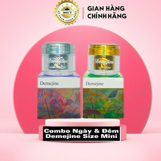 Demejine cặp kem ngày - đêm mụn trắng da