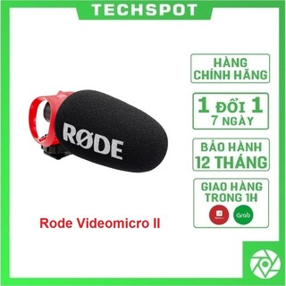 Micro thu âm rode videomicro ii | hàng chính hãng | bảo hành 12 tháng