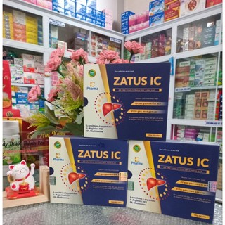 Combo 3 Hộp ZATUS IC Tặng 1 Hộp Canxi 100 Viên - Hỗ trợ giảm dị ứng,mẩn ngứa,nổi mề đay,viêm gan,xơ gan,men gan cao