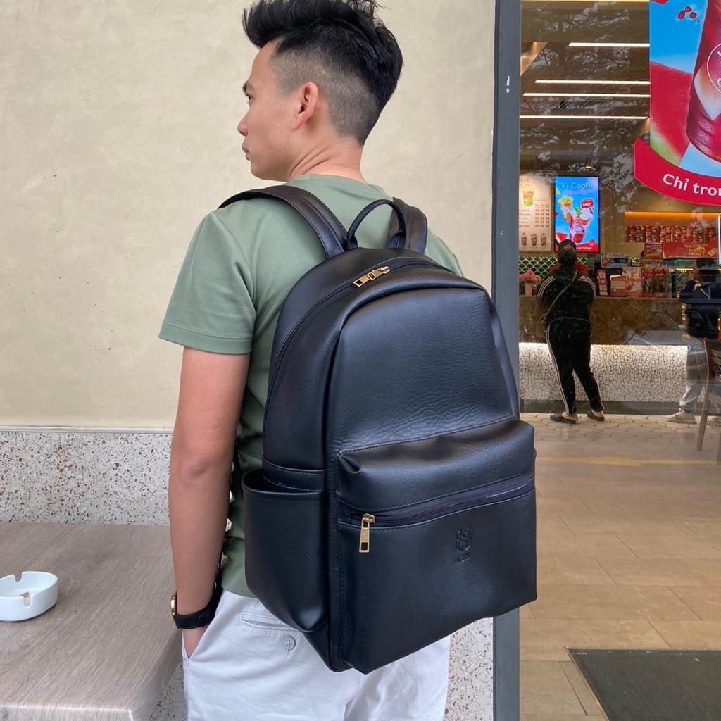 Giá Mở Bán Balo da thời trang nam Hanama Bon 2 đựng laptop đa năng Bag Đeo Vai Nhiều Ngăn