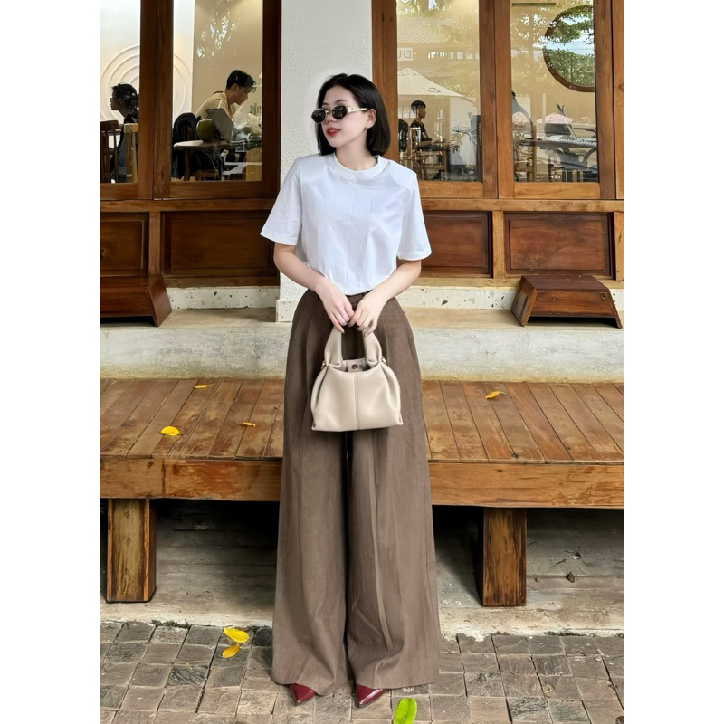 QUẦN TÂY ỐNG XUÔNG DÀI 105CM CHẤT TYPSI SIÊU ĐẸP KHÔNG NHĂN SIÊU MỀM MÁT ĐỦ SIZE PHONG CÁCH BASIC | BigBuy360 - bigbuy360.vn