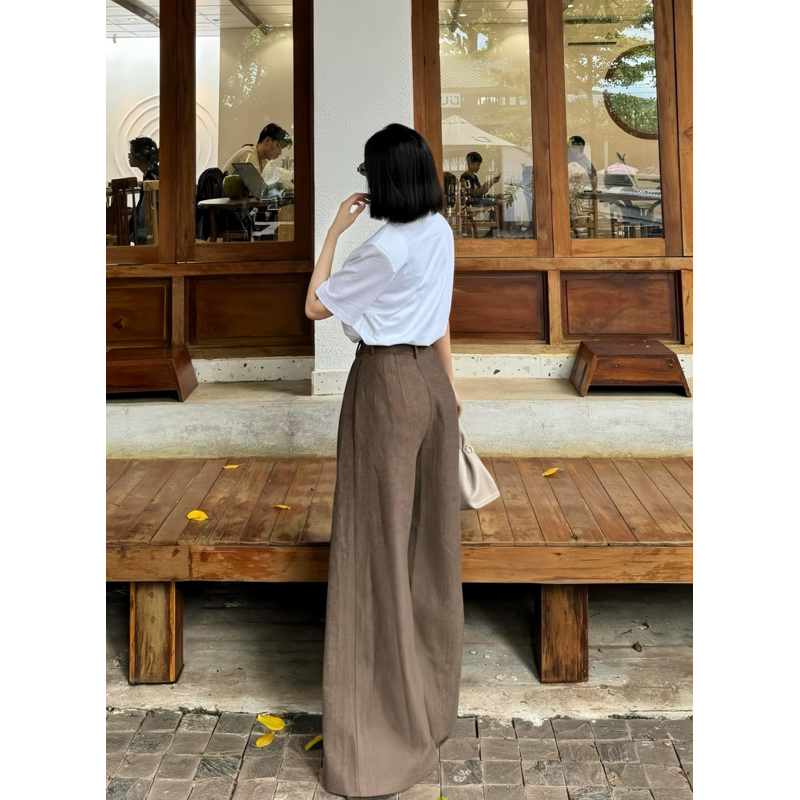 QUẦN TÂY ỐNG XUÔNG DÀI 105CM CHẤT TYPSI SIÊU ĐẸP KHÔNG NHĂN SIÊU MỀM MÁT ĐỦ SIZE PHONG CÁCH BASIC | BigBuy360 - bigbuy360.vn