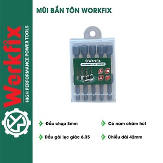 Mũi bắn tôn workfix 6.35, đầu lục giác 6.35
