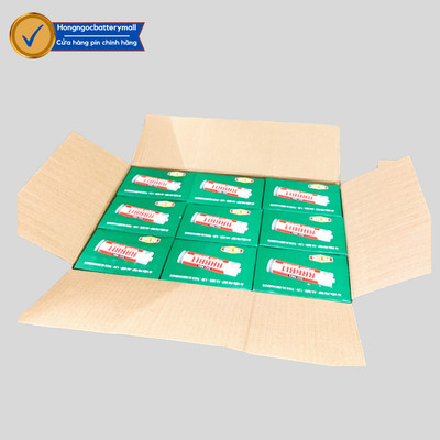 1 thùng Pin con thỏ 18 hộp ( 720 Viên Pin ) AA cỡ tiểu 1,5V R6P nhãn đỏ Vỉ PVC4 - Hàng chính hãng