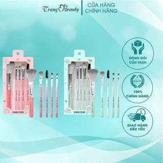 Bộ Cọ Trang Điểm 5 cây Sivanna Colors Brush 5 Pieces