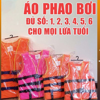 Áo phao bơi trẻ em, áo phao bơi cứu hộ người lớn đủ các size
