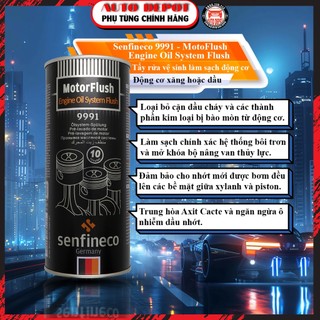 Senfineco MotorFlush Engine oil system flush 9991 443ml Đức dung dịch súc rửa vệ sinh động cơ