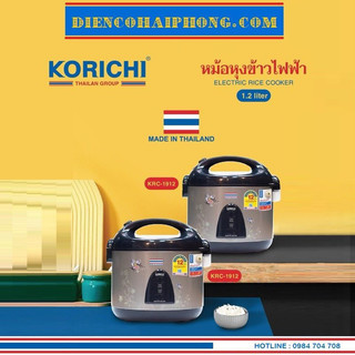 Nồi cơm điện korichi krc-1912 dung tích 1.2lít thái lan