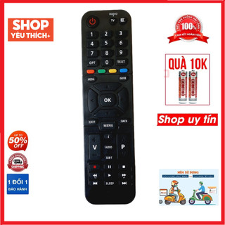 Điều khiển remote từ xa dùng cho đầu thu VTVcab HD kaon hàng tốt-tặng kèm pin-đầu bấm đầu thu VTVcab HD kaon hàng tốt