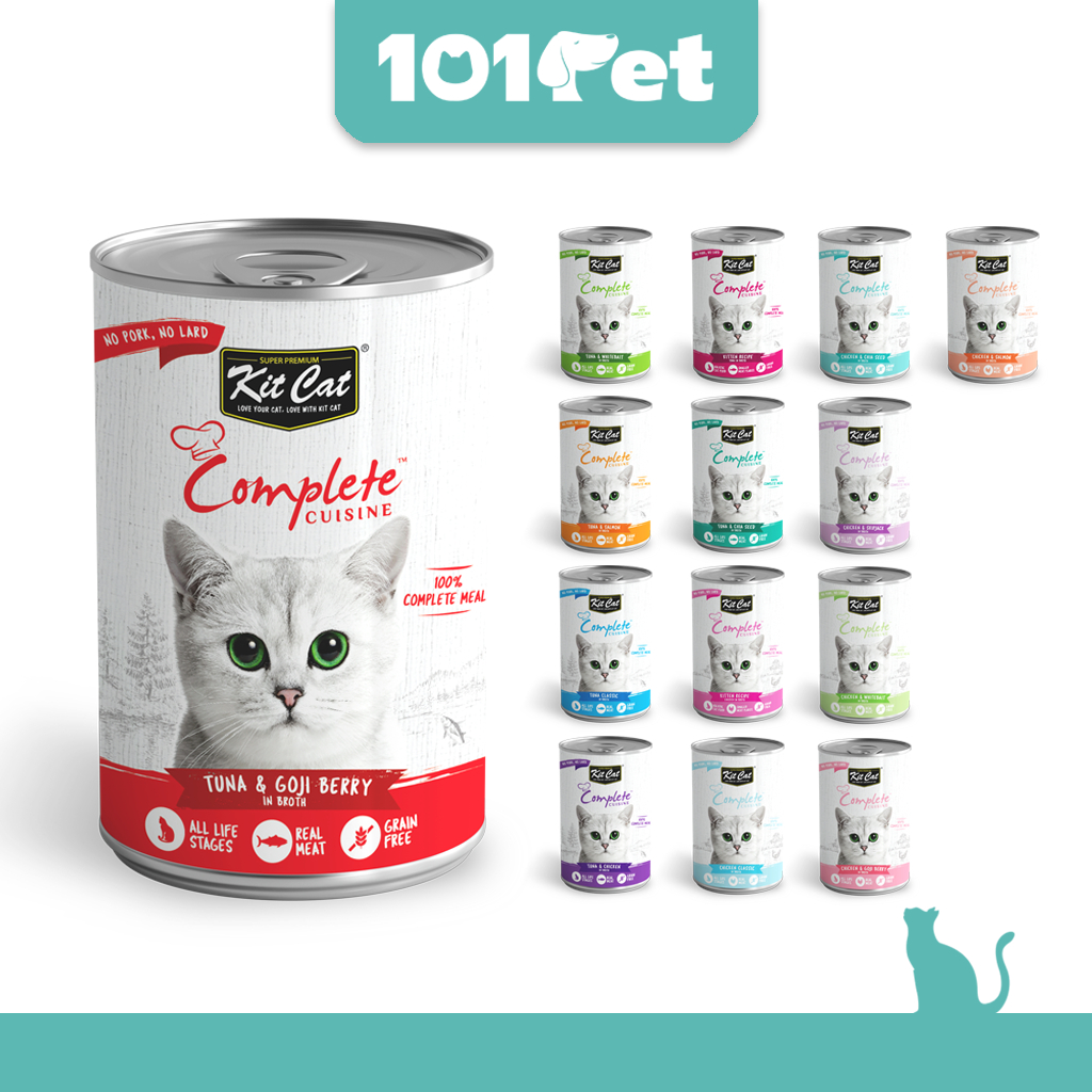 Pate Kitcat Complete Cuisine, Pate Cho Mèo Mọi Lứa Tuổi Nhiều Vị Cung Cấp Đủ Dinh Dưỡng Lon 150g - 1