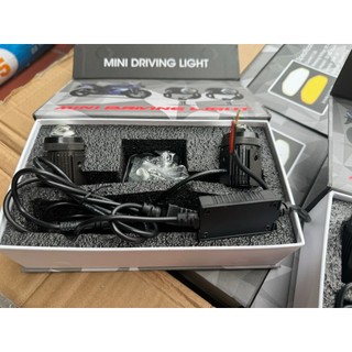 (Giá 1 bóng) Đèn trợ sáng mini led bi cầu cốt vàng pha trắng