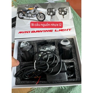 (Giá 1 bóng) Đèn trợ sáng mini led bi cầu cốt vàng pha trắng