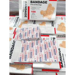 Hộp ơ gâu 100 miếng dán vết thương đủ kích thước