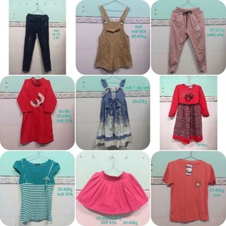 Thanh lý đồ bé gái size 30-45kg