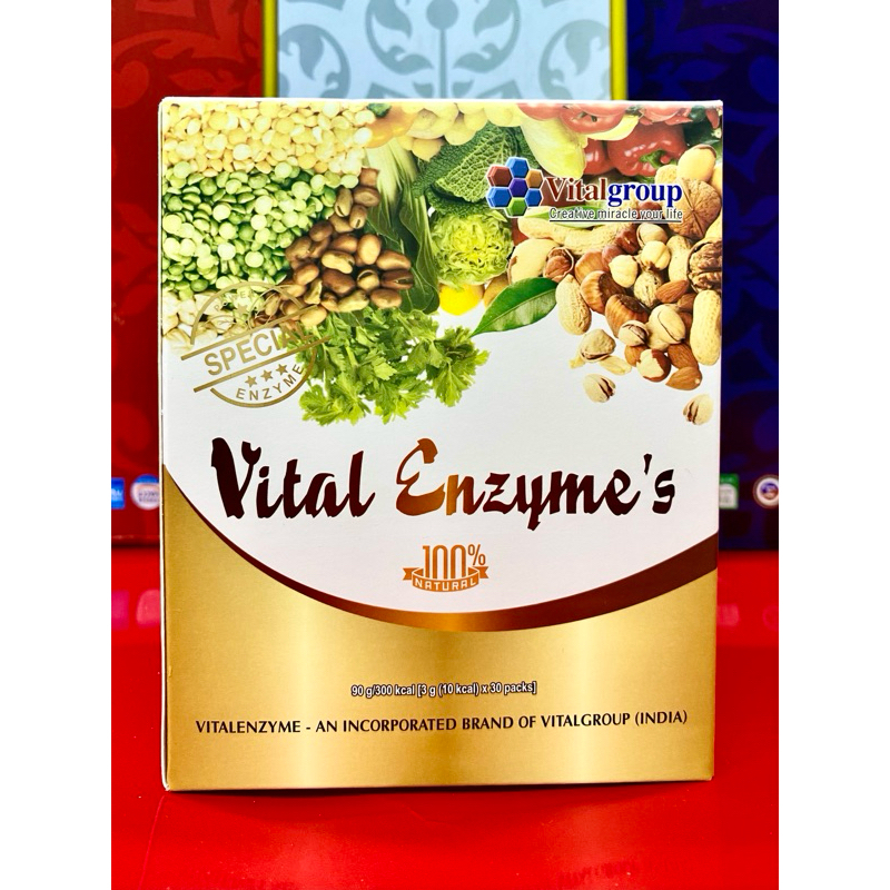 Vital enzyme’s sản xuất tại Hàn Quốc 30 Gói,hỗ trợ tăng cường chuyển hóa, giúp giảm chứng đầy bụng khó tiêu