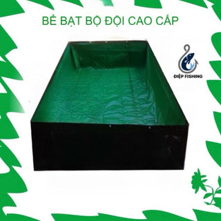 Bể bạt nuôi cá, nuôi ốc, nuôi lươn,... bể bạt làm bể chứa, bể bạt làm bể bơi. bể bạt xanh bộ đội cao cấp dày dặn