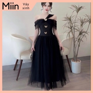 Váy trễ vai tiệc 3 ly ngực