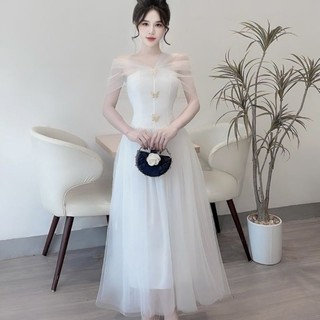 Váy trễ vai tiệc 3 ly ngực