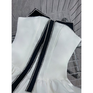 👗ĐẦM XOÈ CÚP NHỌN PHỐI KẾT ĐÁ <ảnh thật ở cuối>