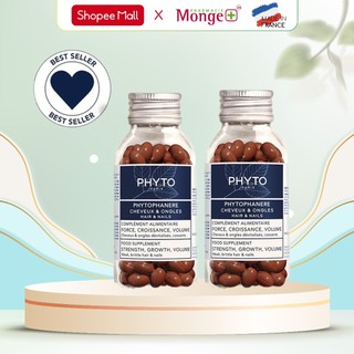 ( MẪU MỚI 2024) 01 Liệu trình Viên uống PHYTO Phanere hỗ trợ mọc tóc, dưỡng móng - 02 hộp