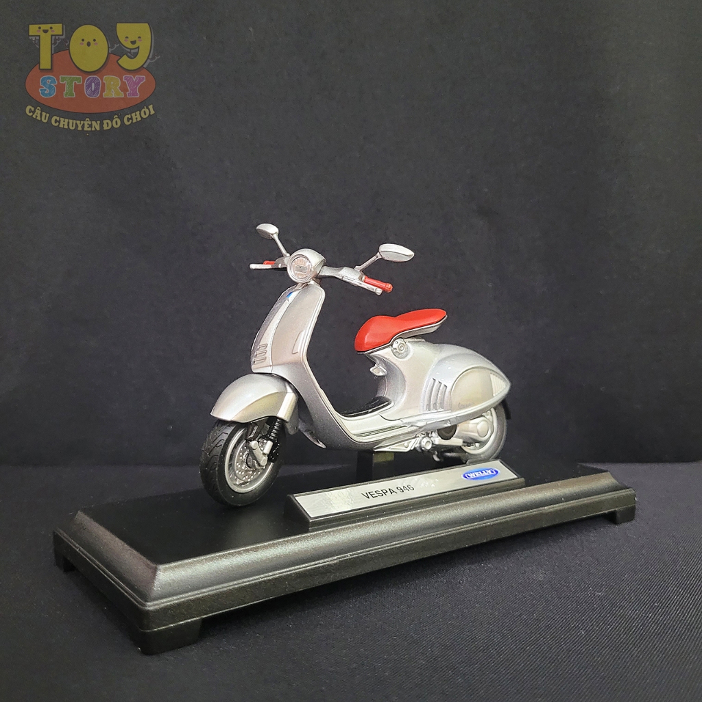 Xe Vespa 946 mô hình - TL 1:18 - chính hãng Welly