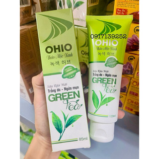 Sữa rửa mặt ohio trắng da ngừa mụn trà xanh