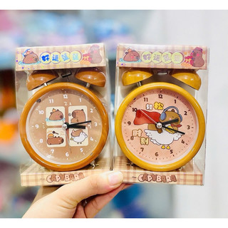 Đồng hồ để bàn báo thức capybara 13x9 cute