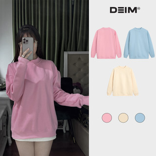 Áo Sweater Trơn Nỉ Bông Form Cực Đẹp Oversize Nam Nữ - Định Lượng 350GSM