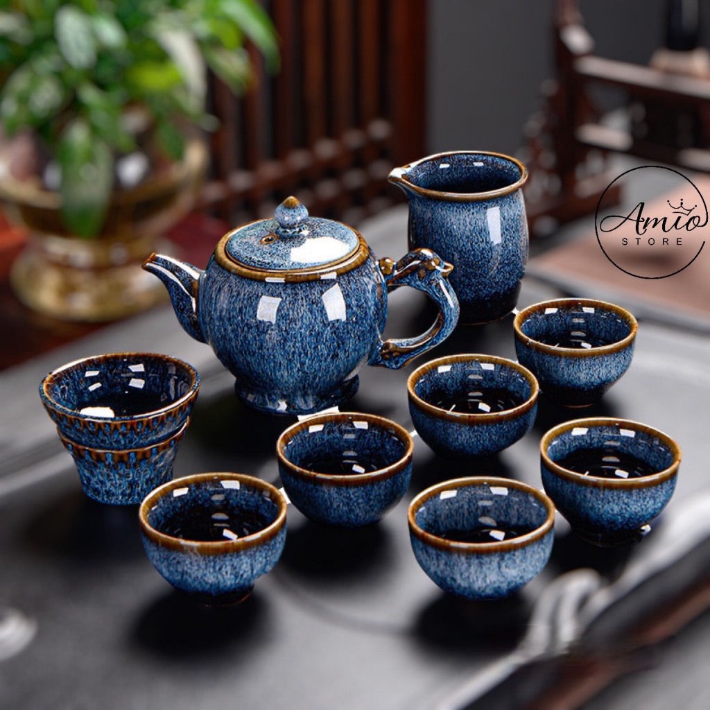 Bộ Ấm Chén Uống Trà Phòng Khách Sang Trọng, Bộ Ấm Chén Pha Trà Chè Cao Cấp | BigBuy360 - bigbuy360.vn
