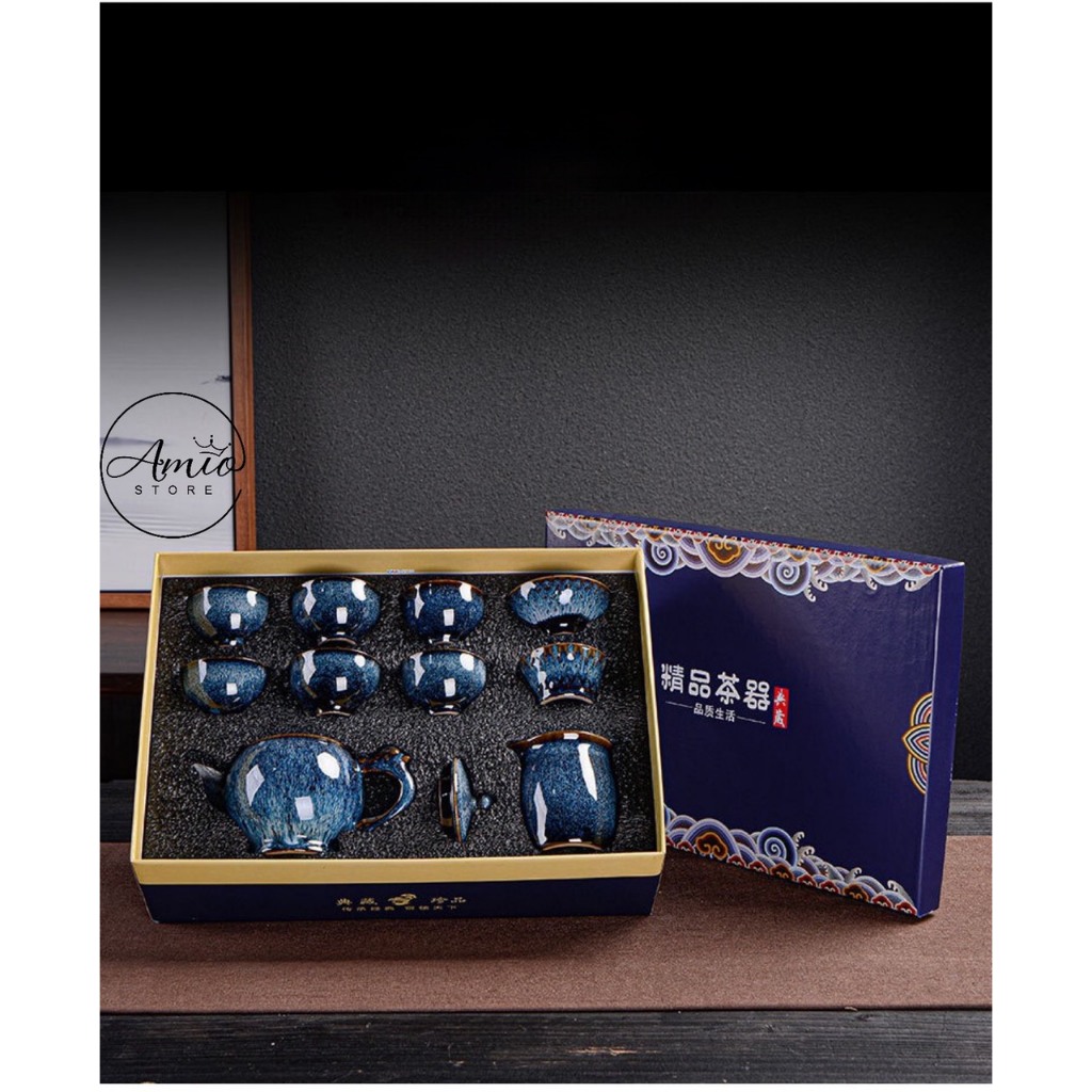 Bộ Ấm Chén Uống Trà Phòng Khách Sang Trọng, Bộ Ấm Chén Pha Trà Chè Cao Cấp | BigBuy360 - bigbuy360.vn