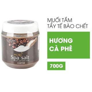 Muối Tắm Tẩy Tế Bào Chết chiết xuất Cà Phê Mori Spa Salt Bath & Body Scrub 700g