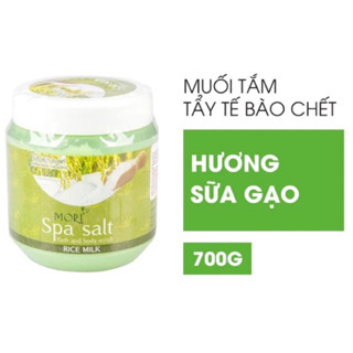 Muối Tắm Tẩy Tế Bào Chết chiết xuất Sữa Gạo Mori Spa Salt Bath & Body Scrub 700g