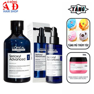 Bộ dầu gội + Tinh chất giúp làm dày và kích thích mọc tóc L'Oréal Serioxyl 300/90ml