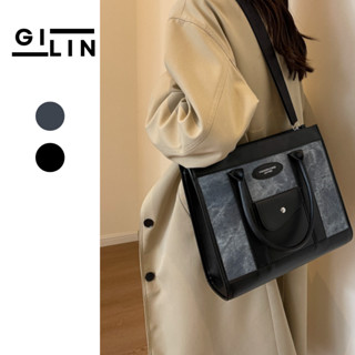  Túi Xách Công Sở Da Nữ Đựng Laptop Thời Trang Giỏ Tote size to đi làm học đi dạy A4 Gilin 