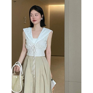 Set áo thuỷ thủ phối chân váy dài