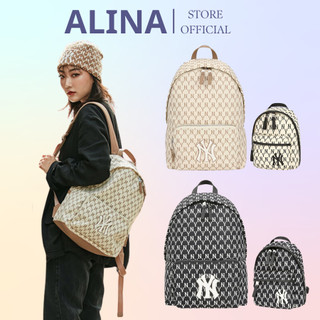Balo mlb ny hàn quốc monogram backpack full tag code