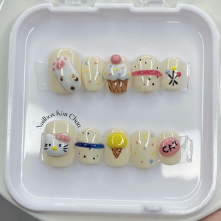 Nailbox nặn nổi Hello Kitty xinh xinh