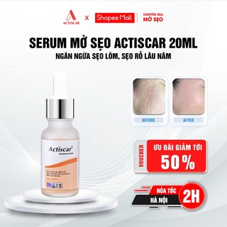 Serum Xóa Mờ Sẹo Lõm Actiscar Hỗ Trợ Lấp Đầy Sẹo Lõm, Sẹo Rỗ Lâu Năm 20ml