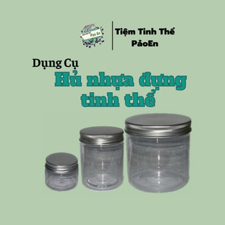   HŨ NHỰA  Dùng để đựng tinh thể 