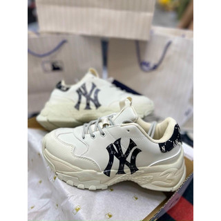 [ Gạo Sneaker ] giày thể thao mlb ny gót đen cao cấp
