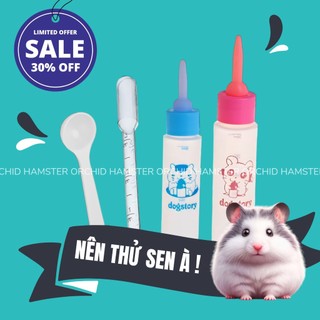 Bình sữa pet - ống bóp sữa hamster/sóc/thỏ/thú nhỏ
