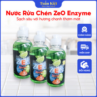 Nước rửa chén, nước rửa chén zeo sạch khuẩn, sạch mùi hôi với hương chanh 250g