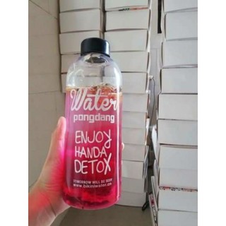 COMBO 2 BÌNH NƯỚC THỦY TINH WATER PONGDANG DETOX 1 LÍT - BÌNH PONGDANG, BÌNH DETOX, CHAI PONGDANG