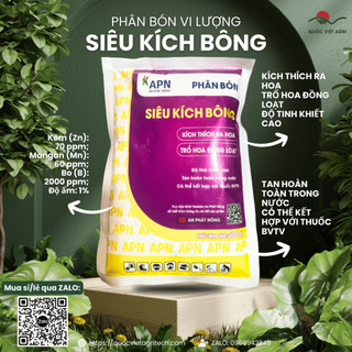Phân bón vi lượng - siêu kích bông - chính hãng an phát nông - 500g