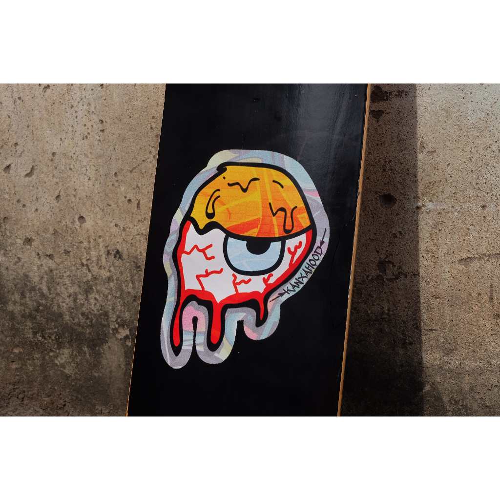 SKATEBOARD - Kanxahood "BlackLogo#1" Deck