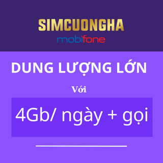 Sim 4G mobifone chuyên mạng A99P, vào mạng tốc độ cao, mạng khoẻ ổn định đi kèm nghe gọi - SIMCUONGHA
